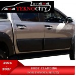 Toyota Hilux Revo 201+2019 Kapı Kaplama -Gövde Kaplama Ithal Abs Plastik